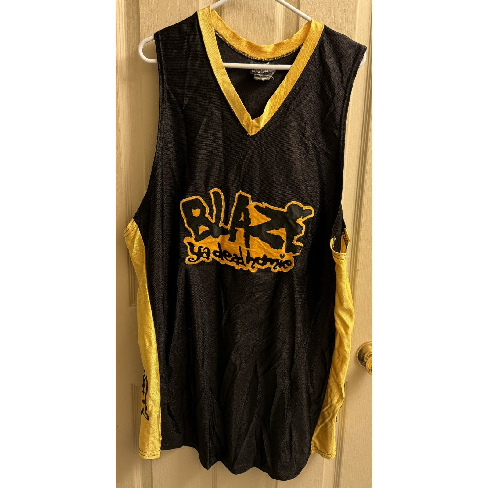 Hatchet Man Icp Blaze Ya Dead Homie Basketball Jersey 2xl Black/Yellow Rare